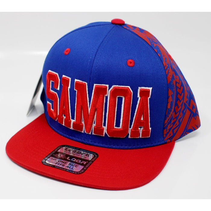 Samoa Tribal Snapback Hat - Hat
