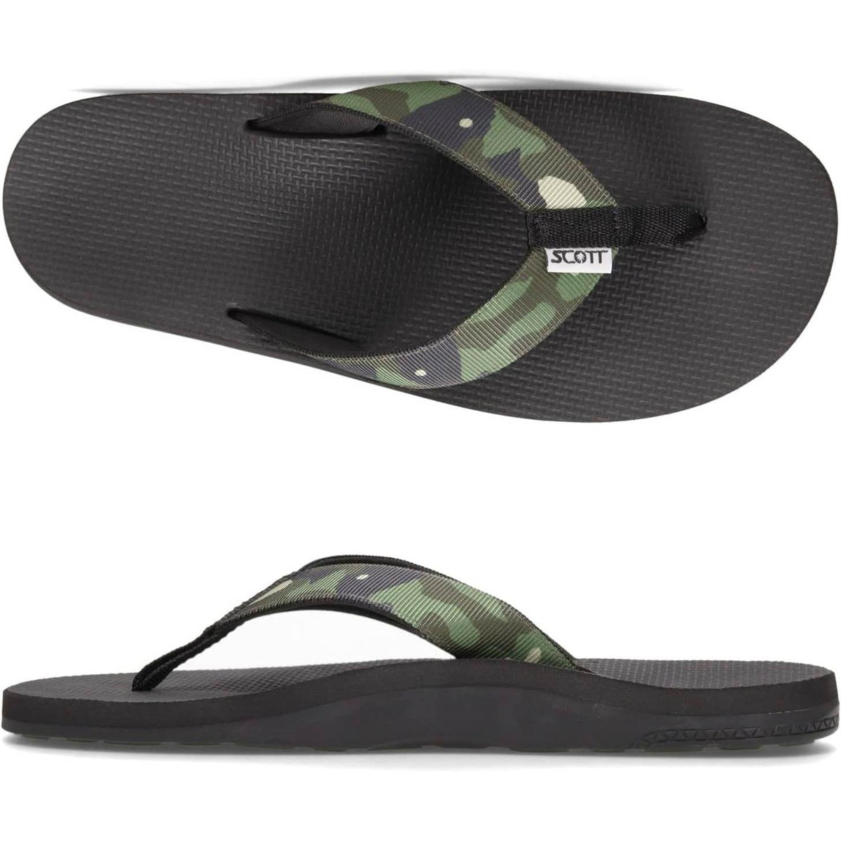 Scott Hawaii Men's Slippers - Manoa Green Camo — Leilanis Attic