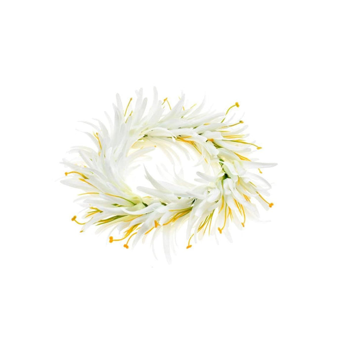 Silk Spider Lily Haku Head Piece DK Hawaiian Collection