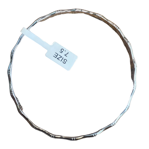 Silver Bamboo Bracelet from Guam PCU INC