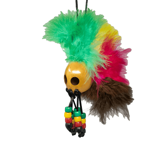 Small IkaIka Warrior Helmet, Rasta - Car Accessories - Leilanis Attic
