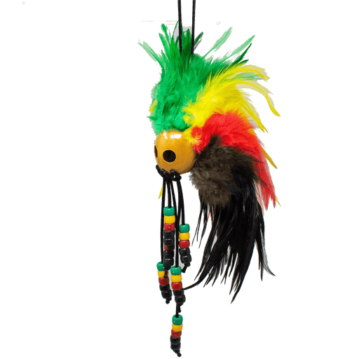 Small IkaIka Warrior Helmet, Rasta - Car Accessories - Leilanis Attic