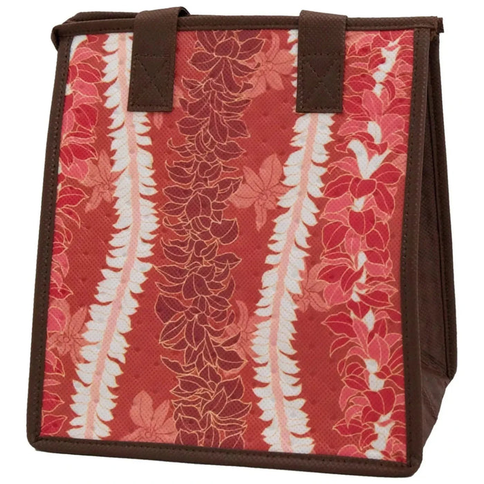 Small Insulated Cooler Bag, Bloomfall Rose Tropical Paper Garden LLC