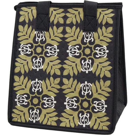 Small Insulated Cooler Bag, Honu Ola Black Pet Tropical Paper Garden LLC