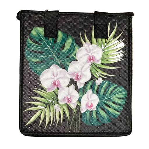 Small Insulated Cooler Bag, Origins Black Pet Tropical Paper Garden LLC