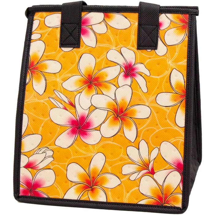 Small Insulated Cooler Bag, Side by Side Orange Pet Tropical Paper Garden LLC
