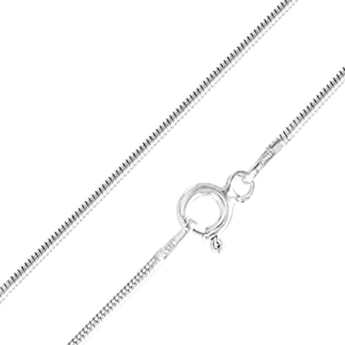 Snake Chain Necklace, Sterling Silver PCU INC