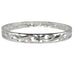 Sterling Silver 8mm Cut-in Hawaiian Plumeria and Scroll with Plain Edge Bangle PCU INC