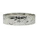 Sterling Silver Enamel “Kuuipo” Queen Scroll Cut Out Edge Bangle, 18mm - Jewelry