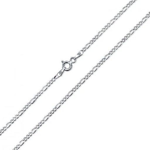 Sterling Silver Figaro Chain - Jewelry