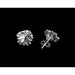 Sterling Silver HIbiscus Post Earrings Parra Jewelry