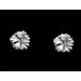 Sterling Silver HIbiscus Post Earrings Parra Jewelry