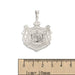 Sterling Silver Hawaiian Coat of Arms Pendant - Pendant