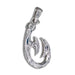 Sterling Silver Hook Scroll Pendant - Jewelry - Leilanis Attic