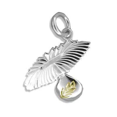 Sterling Silver Kahiko Uli Uli Pendant - Jewelry