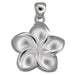 Sterling Silver Plumeria Pendant, Large - Jewelry - Leilanis Attic