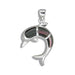 Sterling Silver and Black Mother of Pearl Dolphin Pendant - Jewelry - Leilanis Attic