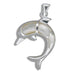 Sterling Silver and White Mother of Pearl Dolphin Pendant - Jewelry - Leilanis Attic