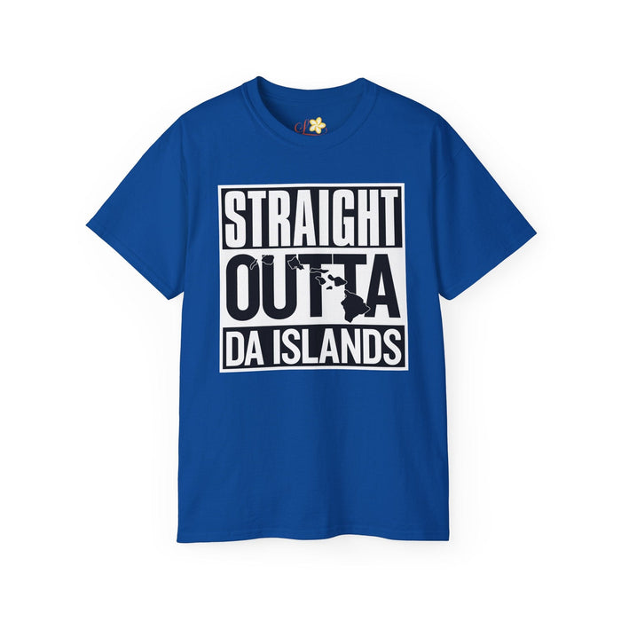 Straight Outta Da Islands T-Shirt - Unisex - T-Shirt - Mens - Leilanis Attic