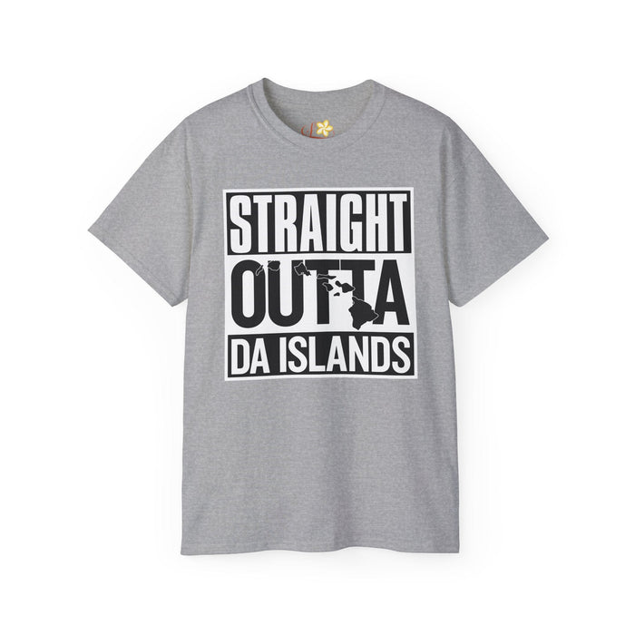 Straight Outta Da Islands T-Shirt - Unisex - T-Shirt - Mens - Leilanis Attic