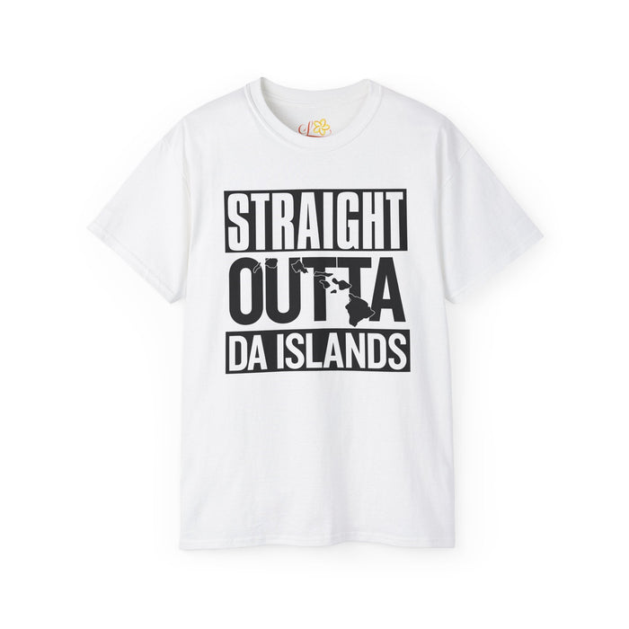 Straight Outta Da Islands T-Shirt - Unisex - T-Shirt - Mens - Leilanis Attic