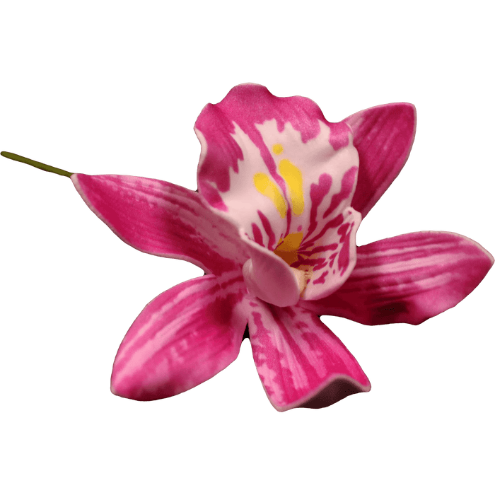 Striped Cymbidium Orchid Hair Stick, 3" - Hair Claws & Clips