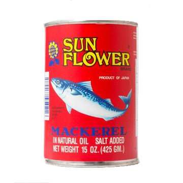 Sun Flower Saba Mizuni Mackerel Can JFC