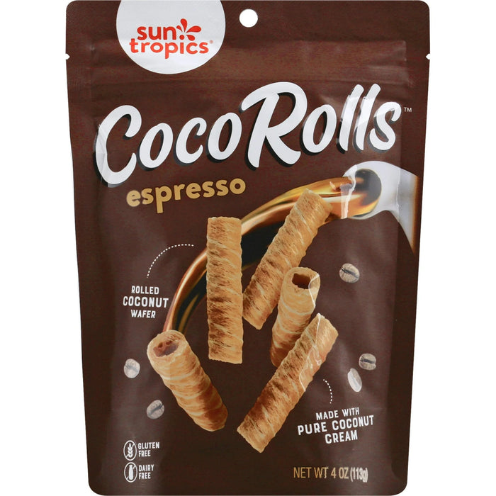 Sun Tropics CocoRolls Espresso 4oz - cookies
