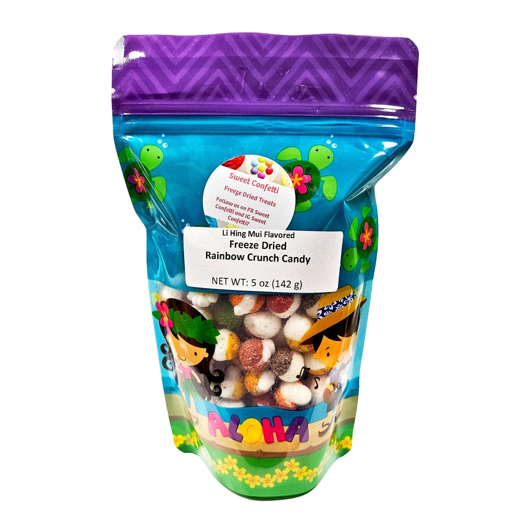 Sweet Confetti Freeze Dried Li Hing Mui Rainbow Crunch