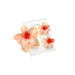 TRIO OF PLUMERIA FLOWER HAIR CLIPS DK Hawaiian Collection