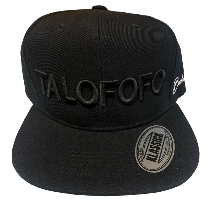 "Da Villages" Guam Black on Black Hat, Baba B Collection Leilanis Attic