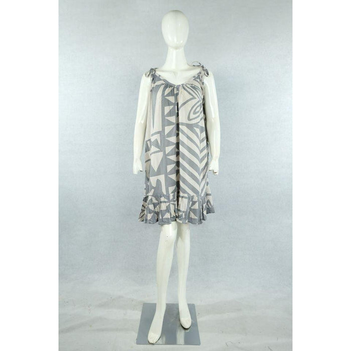 Tappa Haiku Short Ruffle Dress - Warm Grey Casual Movements Inc.