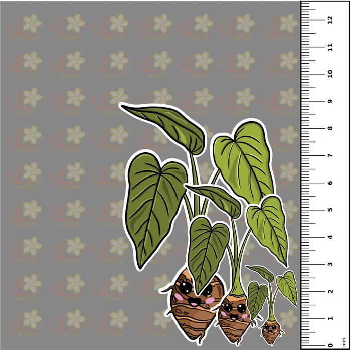 Taro Root Sticker Taro Plant Sticker exclusive at Leilanis Attic
