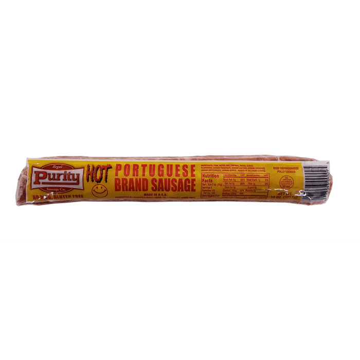 Purity Portuguese Sausage HOT 10oz - Food - Leilanis Attic