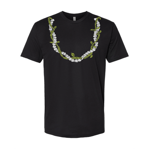 Ti Leaf Lei T-Shirt - Black Tishify
