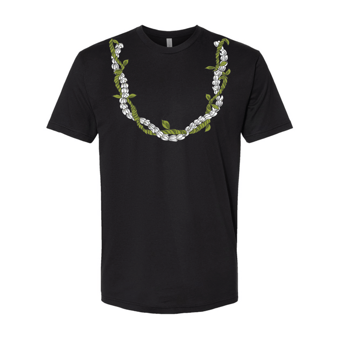 Ti Leaf Lei T-Shirt - Black Tishify