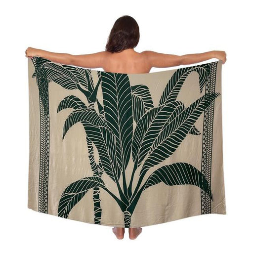 Ti Leaf with Border Pareo Casual Movements Inc.