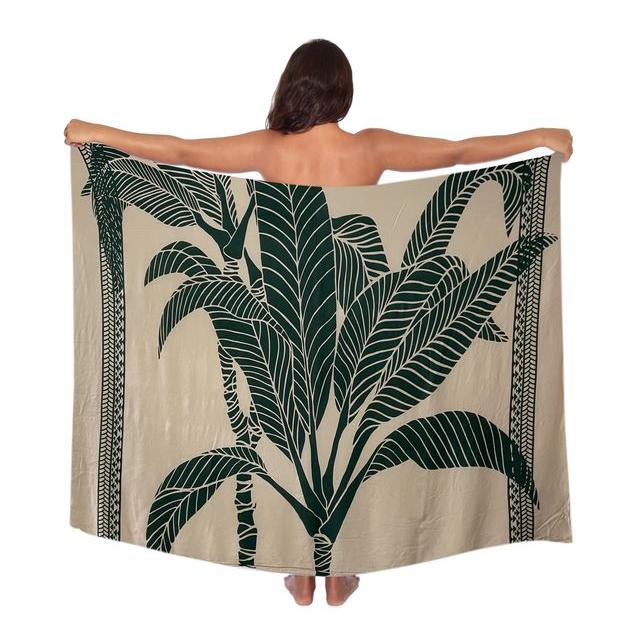 Ti Leaf with Border Pareo Casual Movements Inc.
