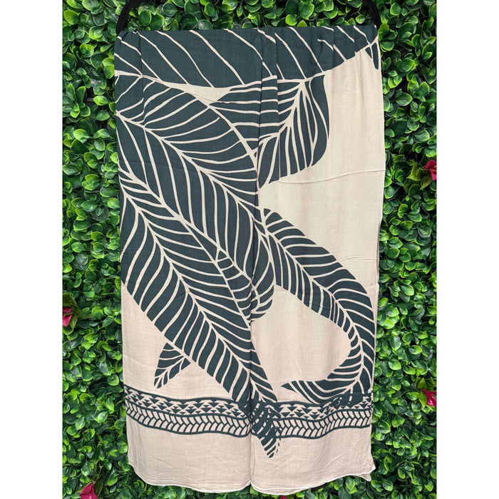 Ti Leaf with Border Pareo Casual Movements Inc.