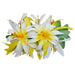 Tiare Flower With Leaves Hair Clip - Hair Accessories