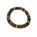 Tiger Rasta Coconut Bracelet - Jewelry
