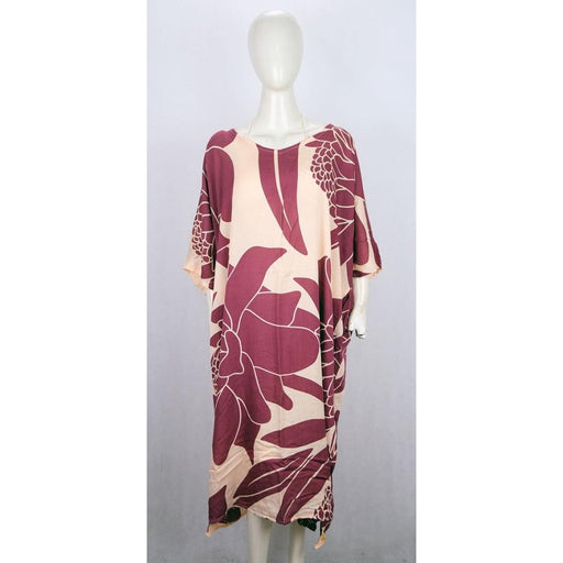 Torch Ginger Malawi Dress - Peach Fuzz/Sundried Tomato Casual Movements Inc.