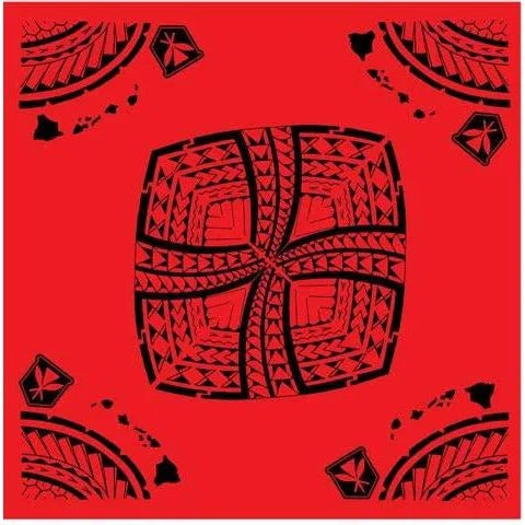 Tribal “Hawaiian Islands” Bandana - Accessories