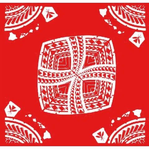 Tribal “Hawaiian Islands” Bandana - Accessories