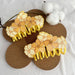 Tropica Yellow Plumeria Blossom Print Hair Claw Clip SoapElenGlen
