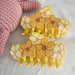Tropica Yellow Plumeria Blossom Print Hair Claw Clip SoapElenGlen
