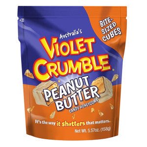 Violet Crumble Peanut Butter Nuggets 5.57oz Pouch Nassau Candy West LLC