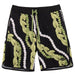 Wailoa "Black Kalo/Pikake Lei" Board Shorts Paradise Isle Creations
