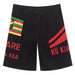 Wailoa "Black/Mauna Kea" Board Shorts Paradise Isle Creations
