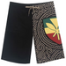 Wailoa “Kanaka Flag Brown Tribal” Board Shorts Paradise Isle Creations